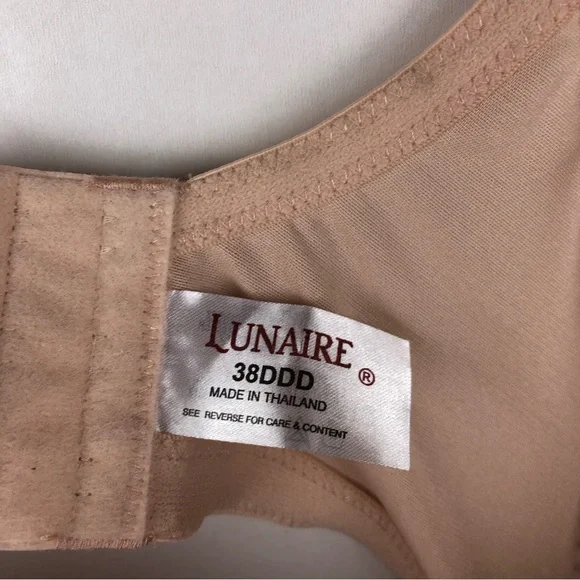 Lunaire Nude Not Padded Brassiere Size 38DDD - Picture 3 of 6